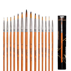 14pcs Watercolor Gouache Acrylic Painting Brushes DIY Painting Tools