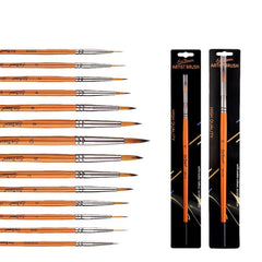 14pcs Watercolor Gouache Acrylic Painting Brushes DIY Painting Tools