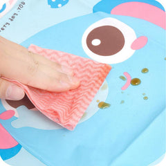 2pcs Kids Cartoon Painting Aprons Waterproof Anti-dress Baby Coverall Bibs