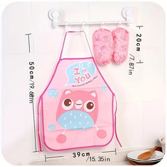2pcs Kids Cartoon Painting Aprons Waterproof Anti-dress Baby Coverall Bibs