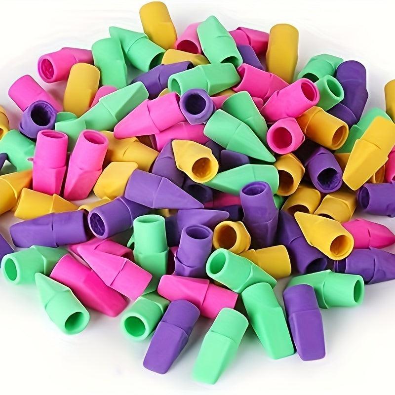 Pencil Eraser Caps for Kids - Eraser Toppers for Pencils - Pack of 30