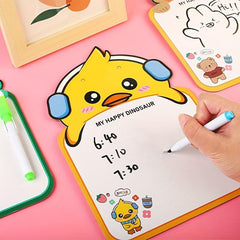 2pcs Erasable Graffiti Drawing Board Mini Writing Board Student Prize
