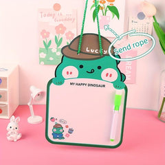 2pcs Erasable Graffiti Drawing Board Mini Writing Board Student Prize