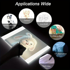 A4 300 200 LED Dimming Copy Table Anime Painting Board Tracing Board