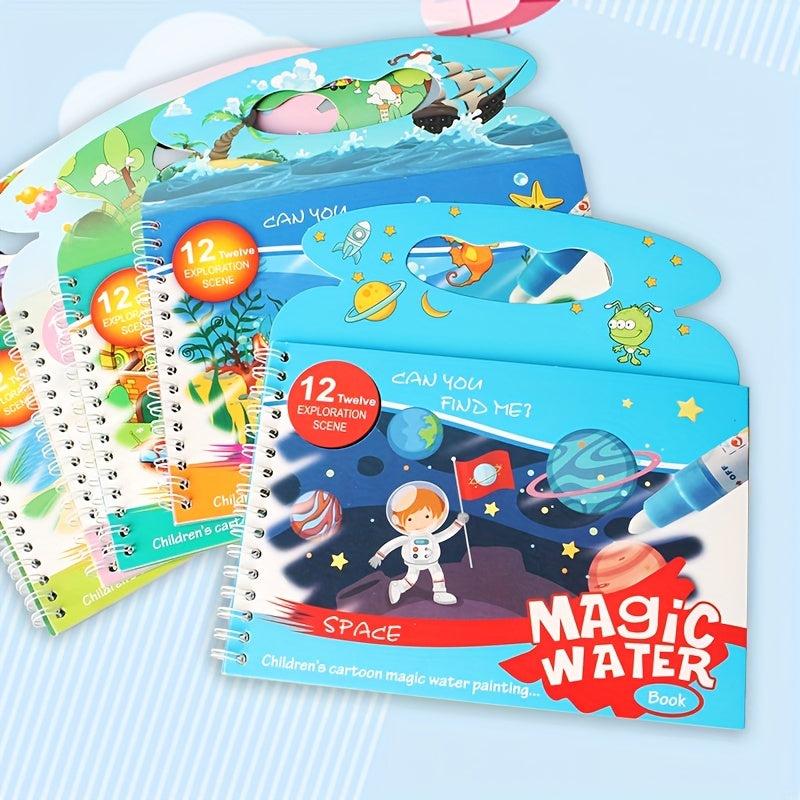 Portable Magic Water Painting Book Children's Painting Book