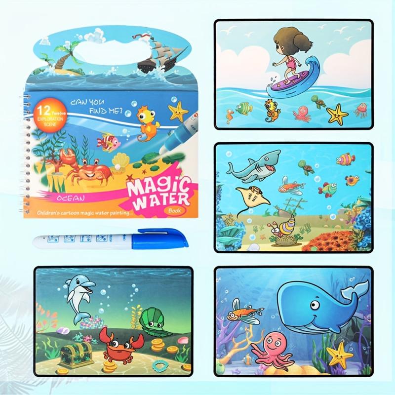 Portable Magic Water Painting Book Children's Painting Book