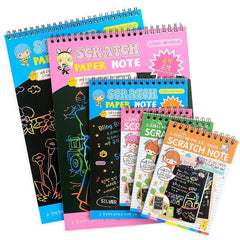 Magic Rainbow Scraping Drawing Art Paper - Creative Kids Craft Kit