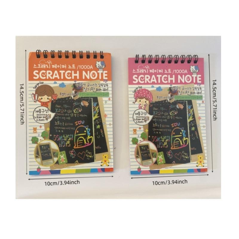 Magic Rainbow Scraping Drawing Art Paper - Creative Kids Craft Kit