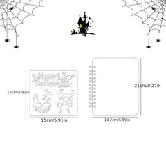 Halloween Painting Template Happy Halloween24 Styles Graffiti Hollow Copy Board