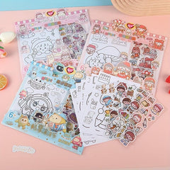 Kids' Art Set with Portable Drawing Painting Roll Box