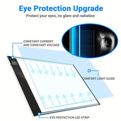 LED Light Drawing Box Dimmable Painting Light Board for Artist Drawing