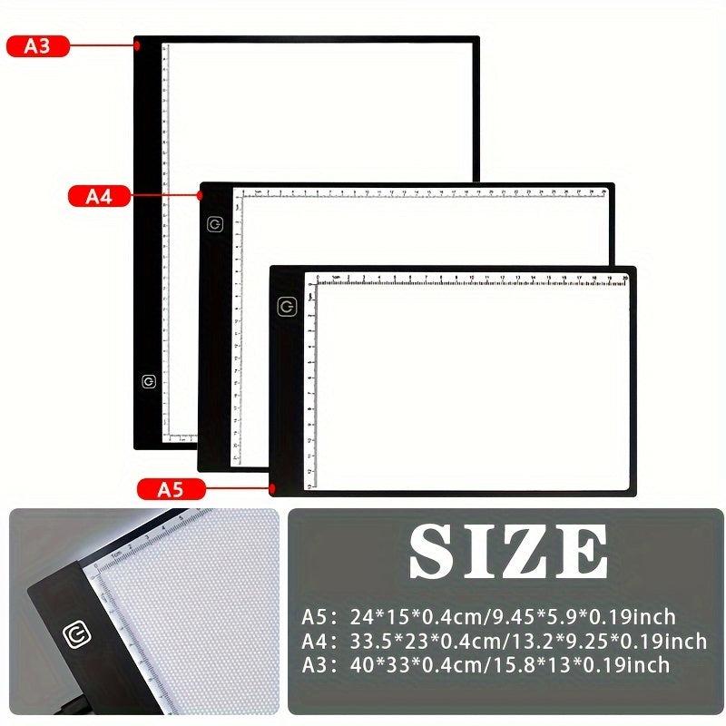 A3 A4 A5 LED Sketching Board Anime Painting DIY Eye Protection