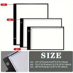 A3 A4 A5 LED Sketching Board Anime Painting DIY Eye Protection
