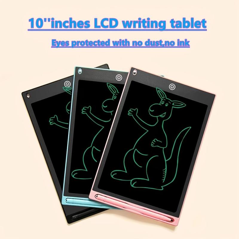 10 Inch Kids LCD Drawing Board Writing Tablet - Blue