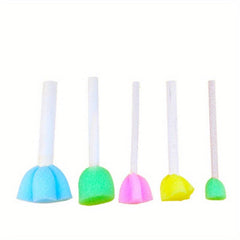 Sponge Rubbing Brush Art Painting Tool Set for Kids