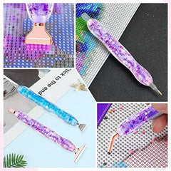Diamond Painting Pen Kit with 6 Metal Tips and Accessories