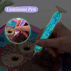 Diamond Painting Pen Kit with 6 Metal Tips and Accessories