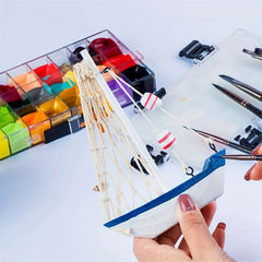 12pcs Special Shaped Brush Set for Watercolor Acrylic Gouache Painting