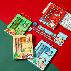 Christmas Student Stationery Set 6pc Portable Gift Prize