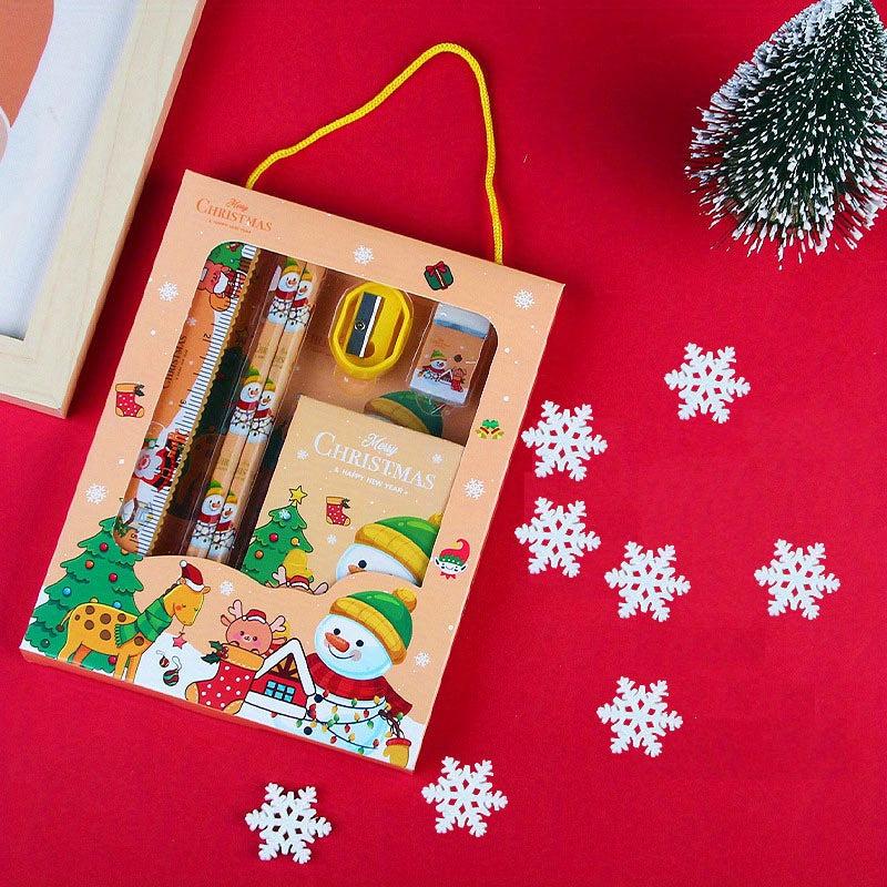 Christmas Student Stationery Set 6pc Portable Gift Prize
