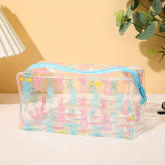 1pc PVC Waterproof Wash Bag Set Storage Bag Translucent Cosmetic Bag