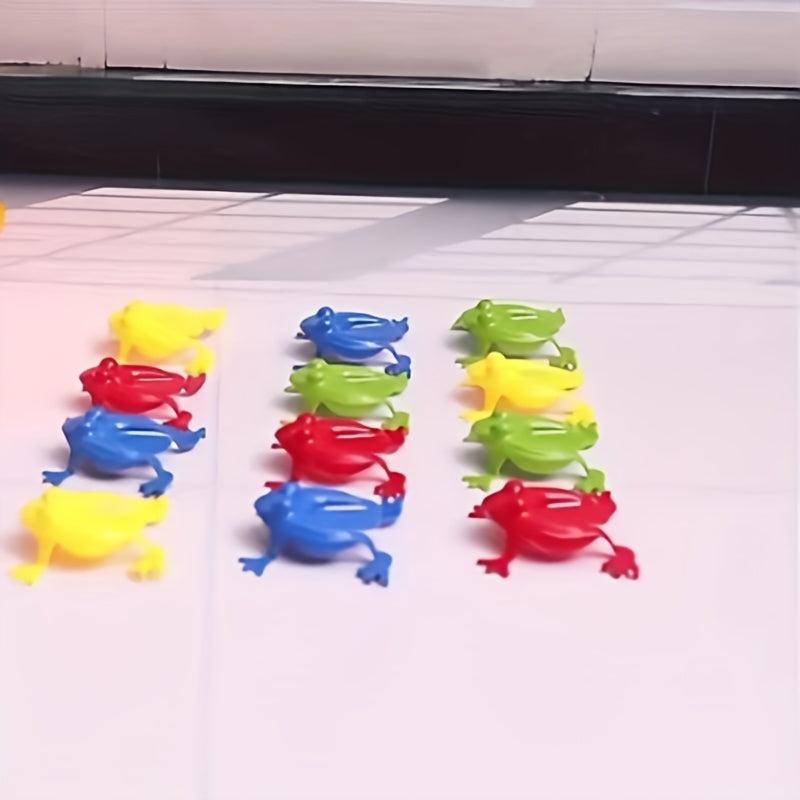 5pcs Cartoon Light Novelty Toy Set - Bouncing Frog Antistress Decompression Toys