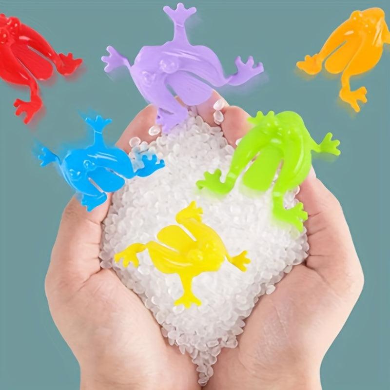 5pcs Cartoon Light Novelty Toy Set - Bouncing Frog Antistress Decompression Toys