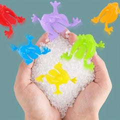 5pcs Cartoon Light Novelty Toy Set - Bouncing Frog Antistress Decompression Toys