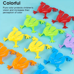 5pcs Cartoon Light Novelty Toy Set - Bouncing Frog Antistress Decompression Toys