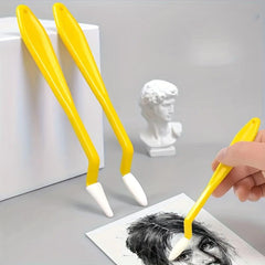 22pcs Adjustable Cotton Head Sketch Erase Set w/ Long Handles & Sponge Tips