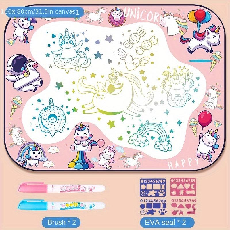 Magical Water Painting Cloth 100 Creativity Children's Painting Toys