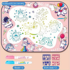 Magical Water Painting Cloth 100 Creativity Children's Painting Toys