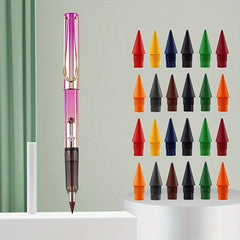 24 Heads Gradient Pencil Permanent Pencil - Student Adult Drawing Crayons