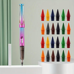 24 Heads Gradient Pencil Permanent Pencil - Student Adult Drawing Crayons