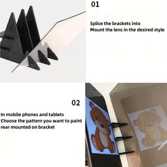 Translucent Drawing Board Copying Table Mobile Screen Projection