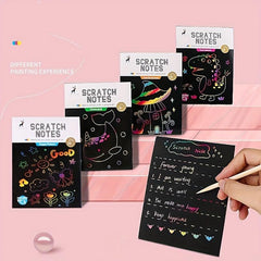 Rainbow Scratch Paper 14x10 - Scratch Art Kids Adults