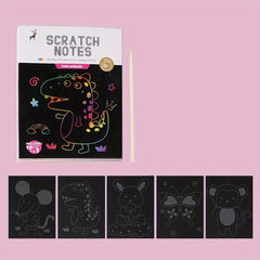 Rainbow Scratch Paper 14x10 - Scratch Art Kids Adults