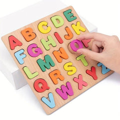 Wooden Cognitive Board Puzzle Hand Grab Mixed
