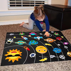 DIY Farm Animal Felt Story Puzzle Busy Learning Board