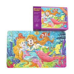 60 Piece Cartoon Animal Fruit Puzzles Kids Educational Learning Toys