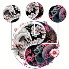 Dragon Yin Yang Wooden Puzzle Educational Toy - Adult Men and Women