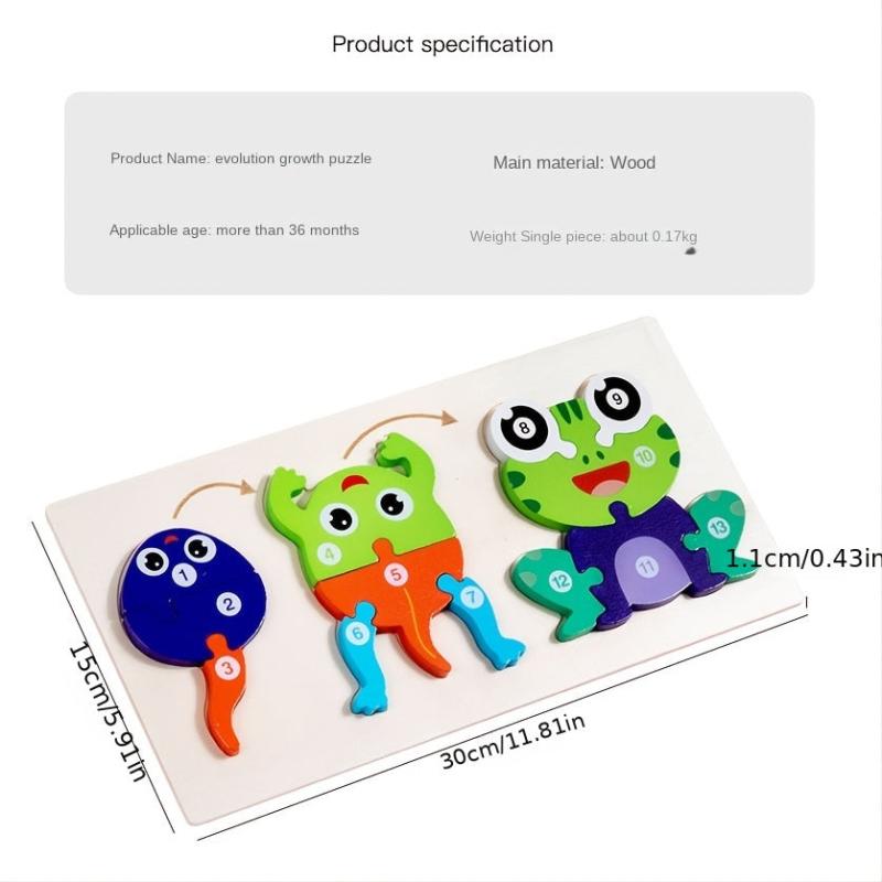 Cartoon Dinosaur 3D Puzzle Educational Toy for Kids