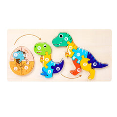 Cartoon Dinosaur 3D Puzzle Educational Toy for Kids