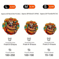 Animal Shaped Wooden Puzzle High Difficulty Magic Toy