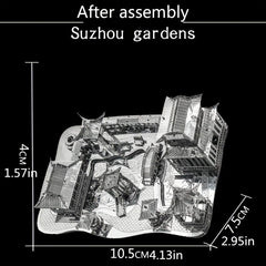 Suzhou Garden 3D Metal Puzzle Toy Model Kit