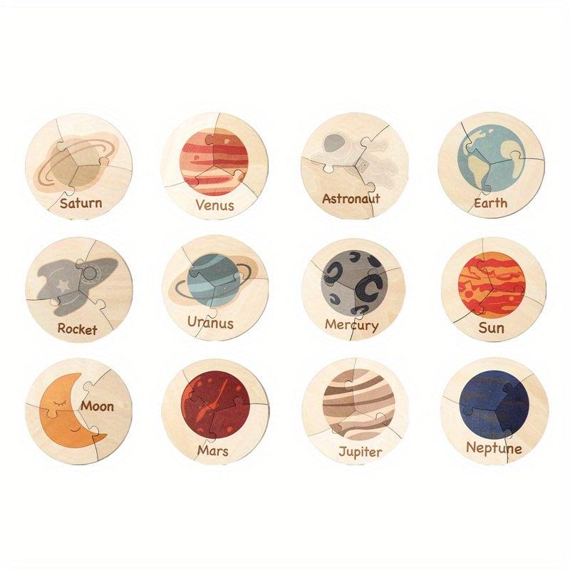 Wooden Sea Animal Puzzle for Toddlers