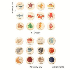 Wooden Sea Animal Puzzle for Toddlers