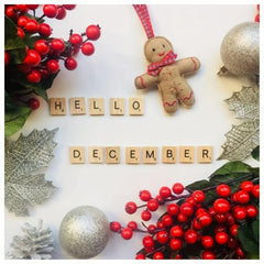 Wooden Letter Tiles for Crafts DIY Wooden Gift Decoration