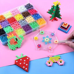 3200 Pcs Water Magic Beads Animal Model Puzzle Educational Toys