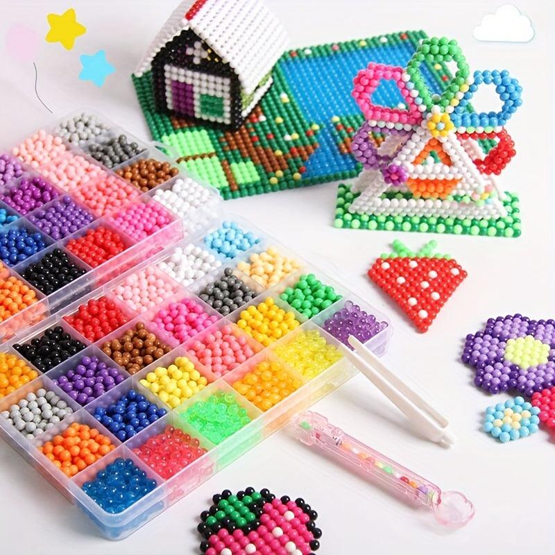 3200 Pcs Water Magic Beads Animal Model Puzzle Educational Toys